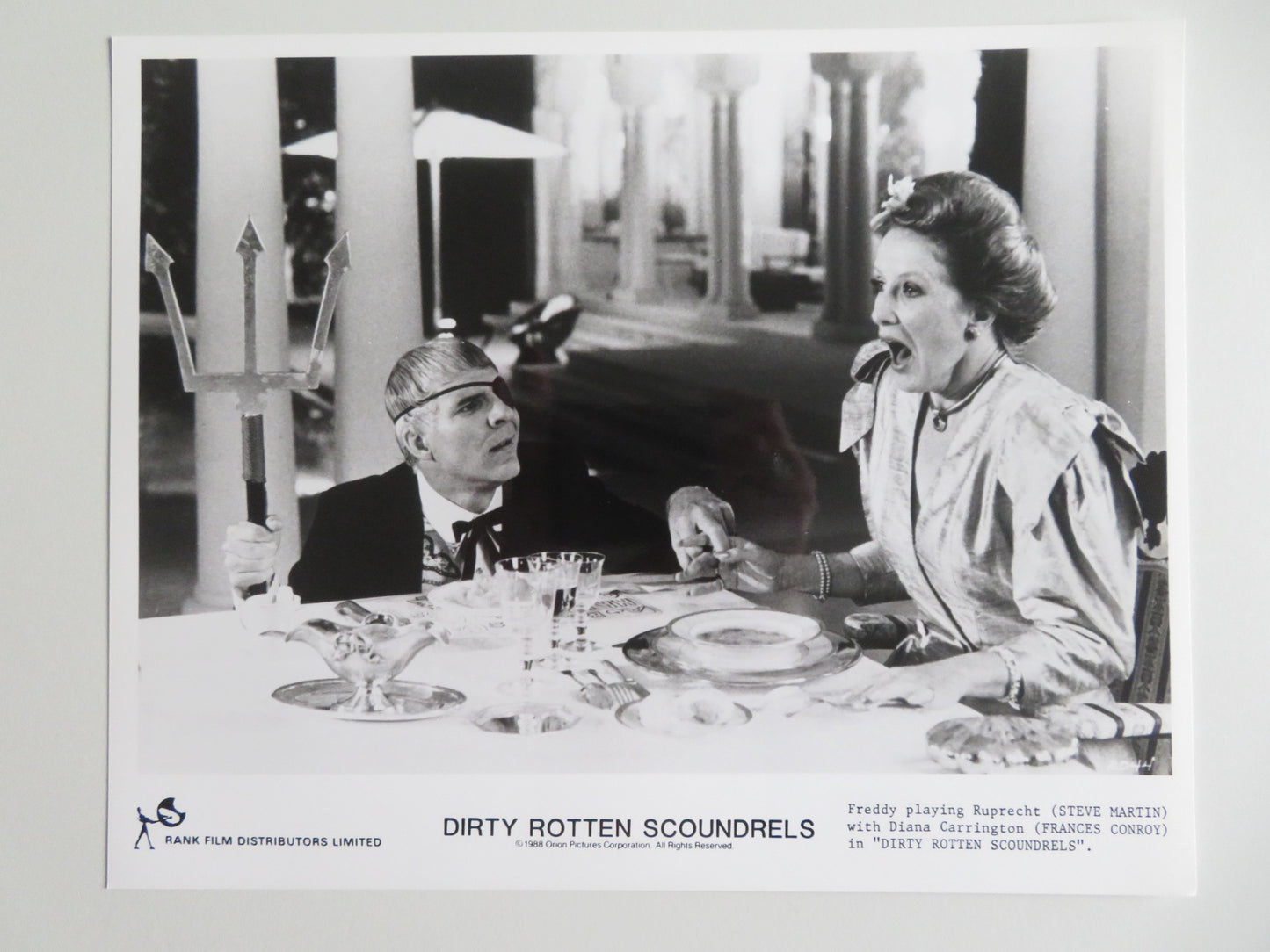 DIRTY ROTTEN SCOUNDRELS MOVIE STILL PHOTO LOT OF 10 STEVE MARTIN M. CAINE 1988