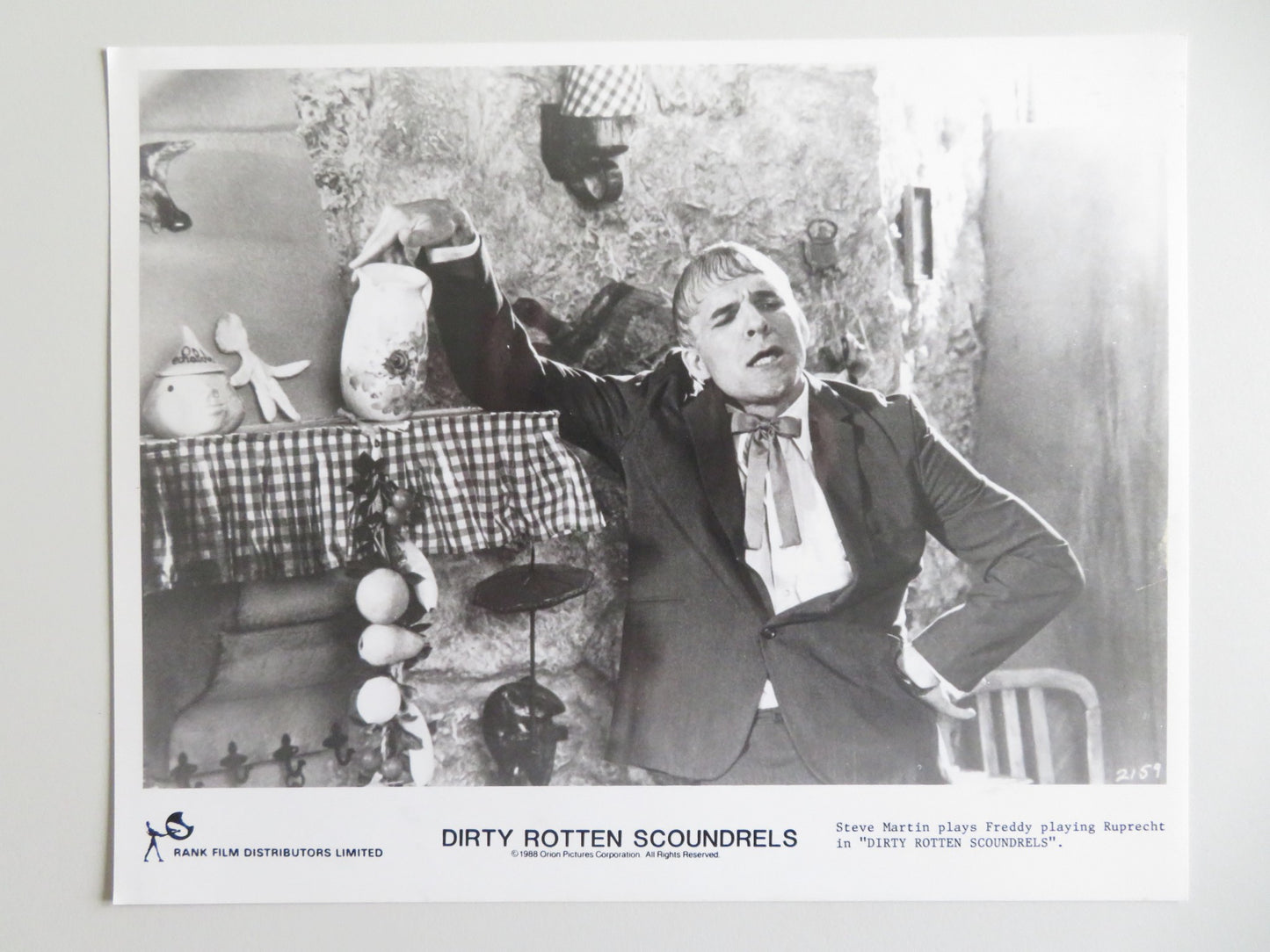 DIRTY ROTTEN SCOUNDRELS MOVIE STILL PHOTO LOT OF 10 STEVE MARTIN M. CAINE 1988