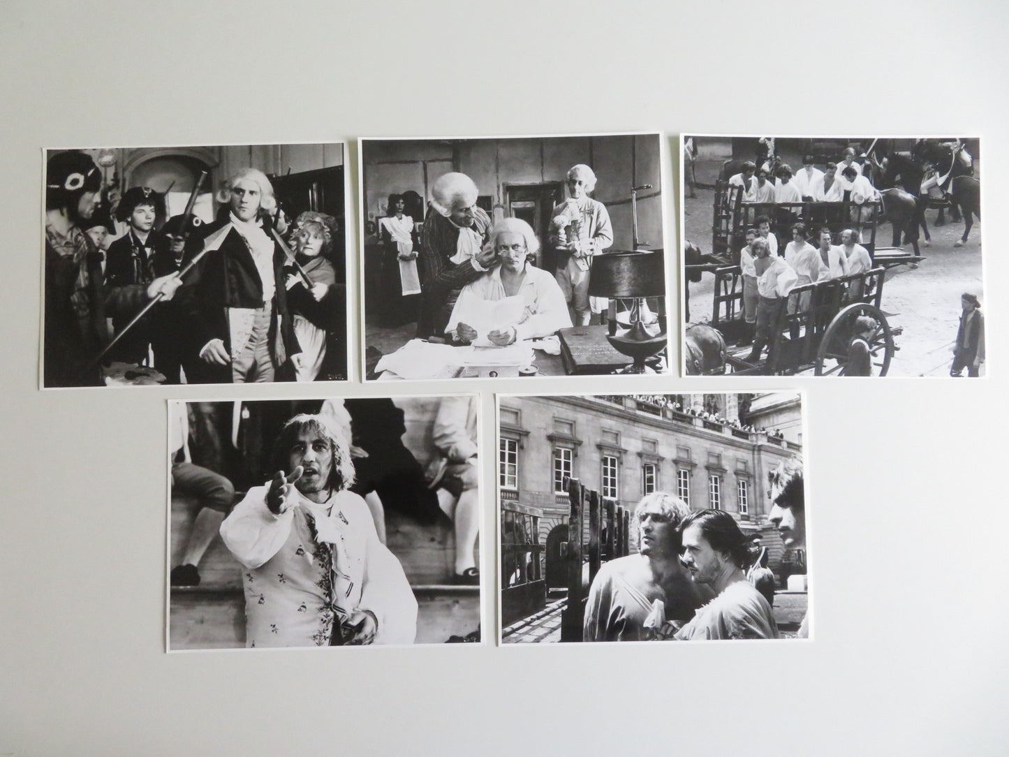 DANTON MOVIE STILL PHOTO LOT OF 5 GERARD DEPARDIEU WOJCIECH PSZONIAK 1983