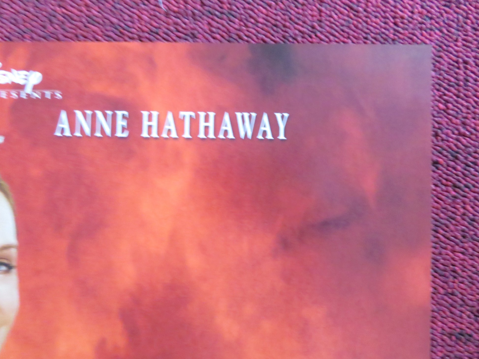 THE PRINCESS DIARIES 2: ROYAL ENGAGEMENT DVD POSTER ANNE HATHAWAY 2004 - Rendezvous Cinema