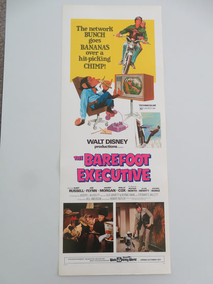 THE BAREFOOT EXECUTIVE US INSERT POSTER DISNEY KURT RUSSELL JOE FLYNN 1971 - Rendezvous Cinema