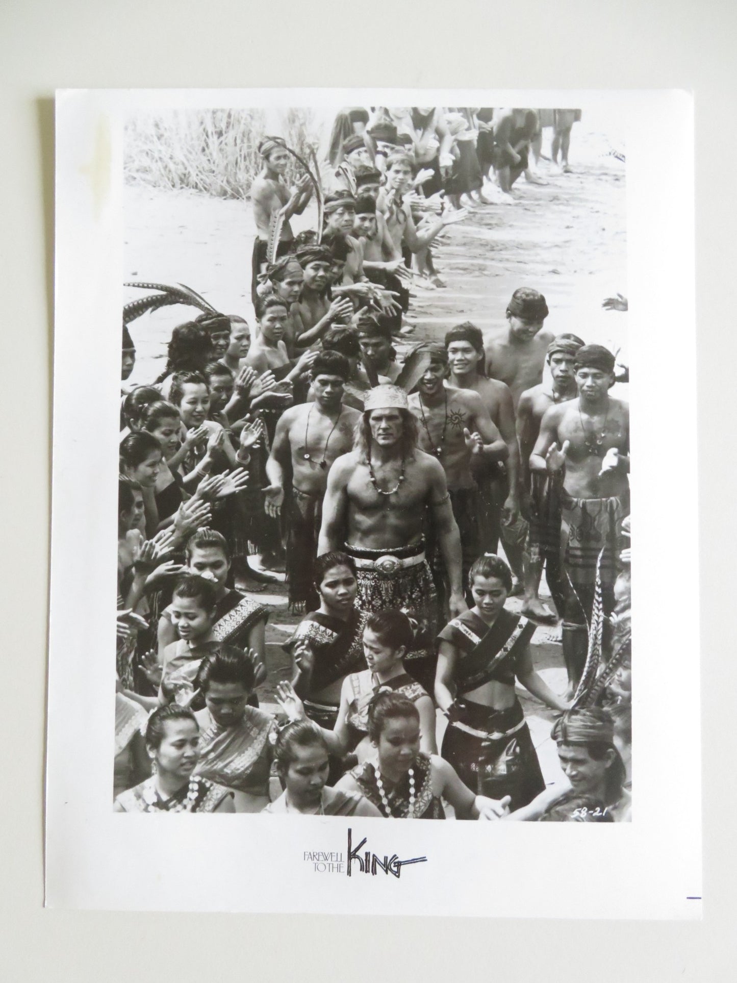 FAREWELL TO THE KING MOVIE STILL PHOTO LOT OF 4 NICK NOLTE NIGEL HAVERS 1989