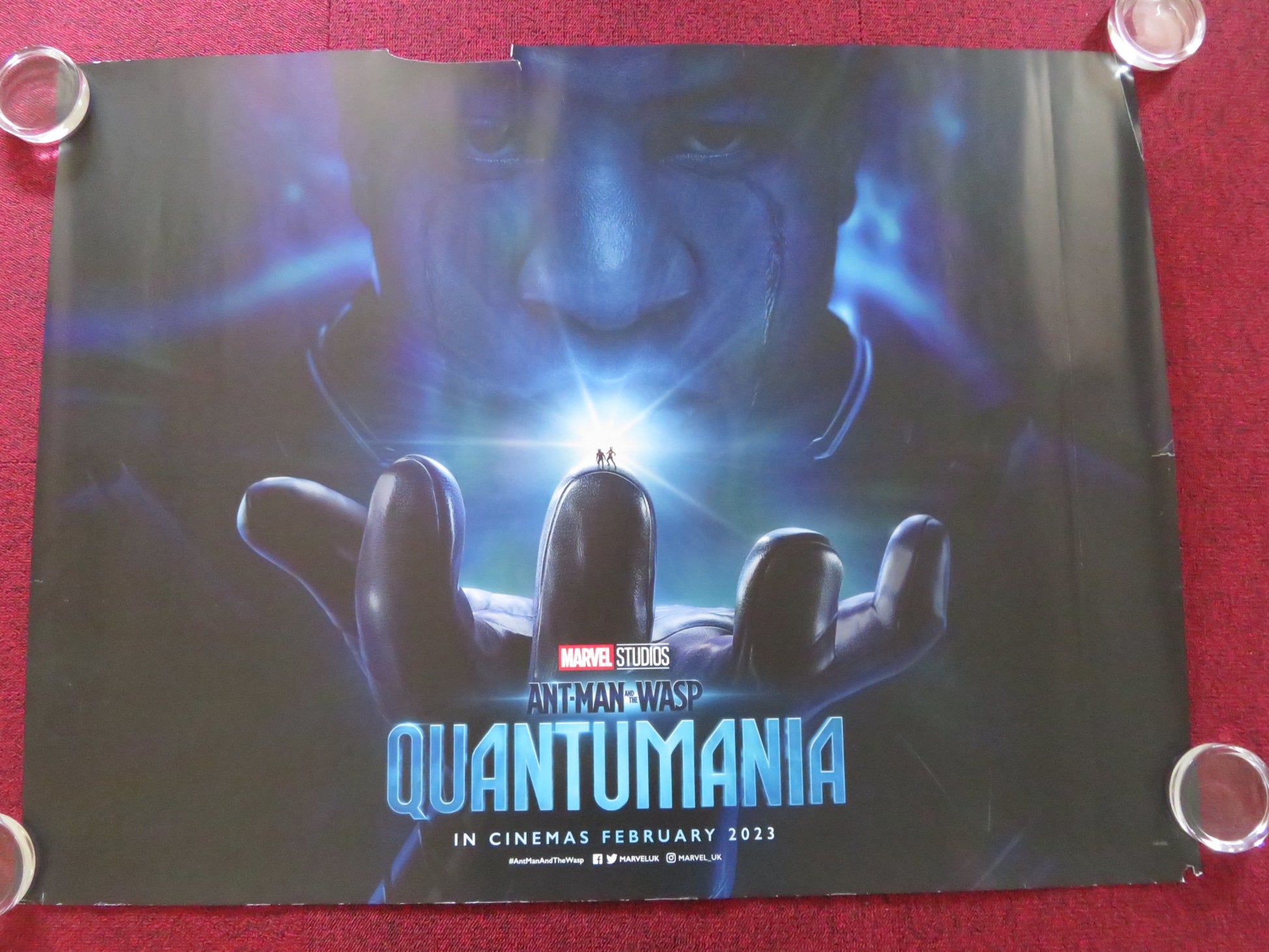 ANT-MAN AND THE WASP: QUANTUMANIA UK QUAD ROLLED POSTER PAUL RUDD LILLY 2023 - Rendezvous Cinema