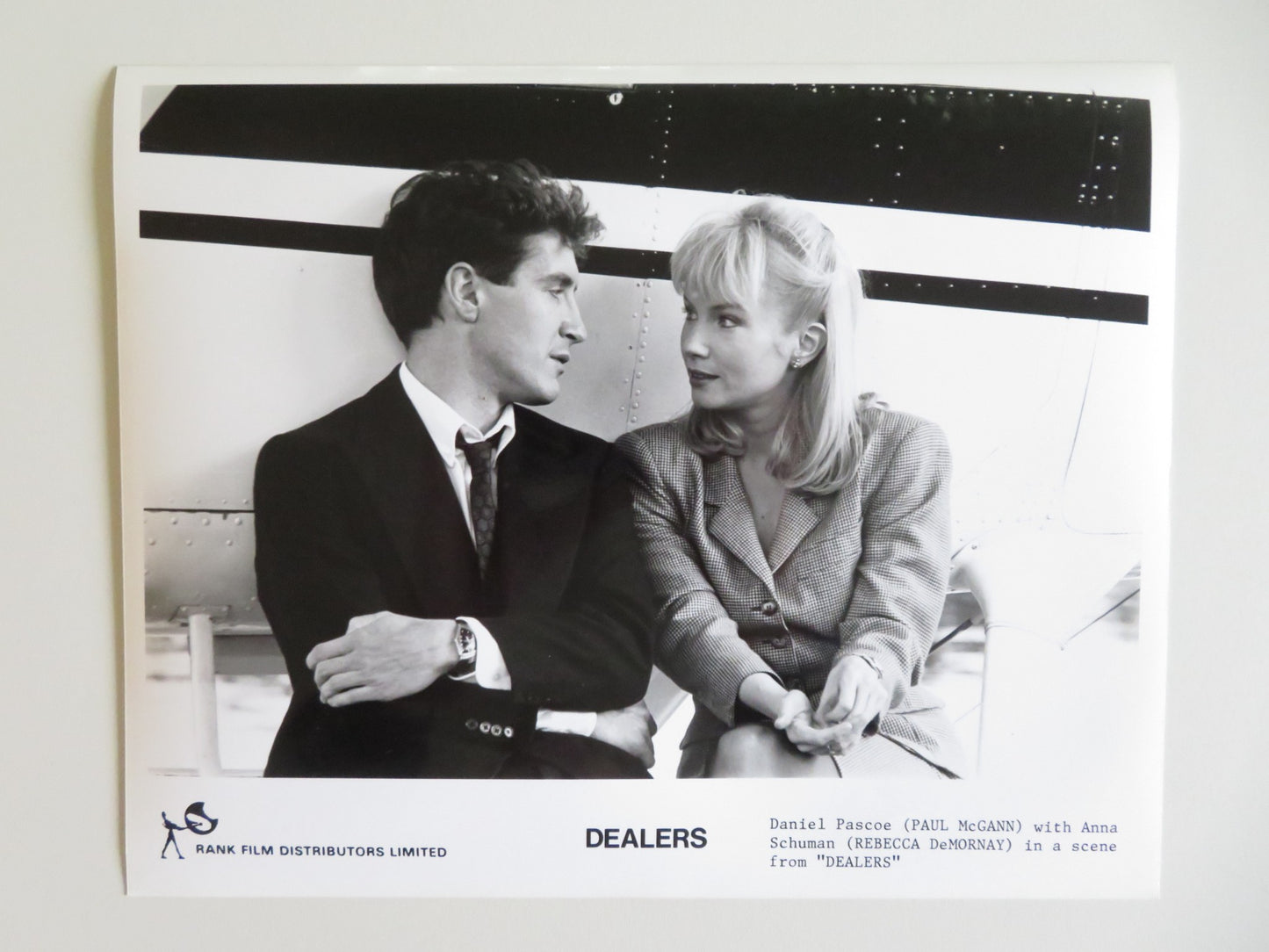 DEALERS MOVIE STILL PHOTO LOT OF 9 PAUL MCGANN REBECCA DEMORNAY 1989