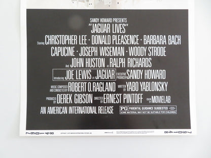 JAGUAR LIVES! US INSERT POSTER CHRISTOPHER LEE DONALD PLEASENCE 1979 - Rendezvous Cinema