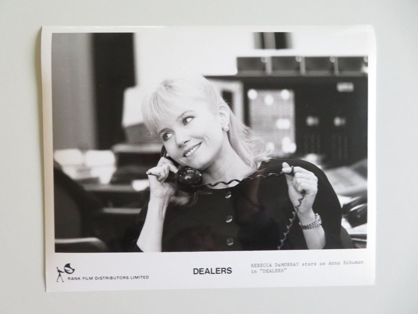 DEALERS MOVIE STILL PHOTO LOT OF 9 PAUL MCGANN REBECCA DEMORNAY 1989