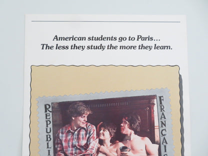 FRENCH POSTCARDS US INSERT POSTER MILES CHAPIN BLANCHE BAKER 1979 - Rendezvous Cinema