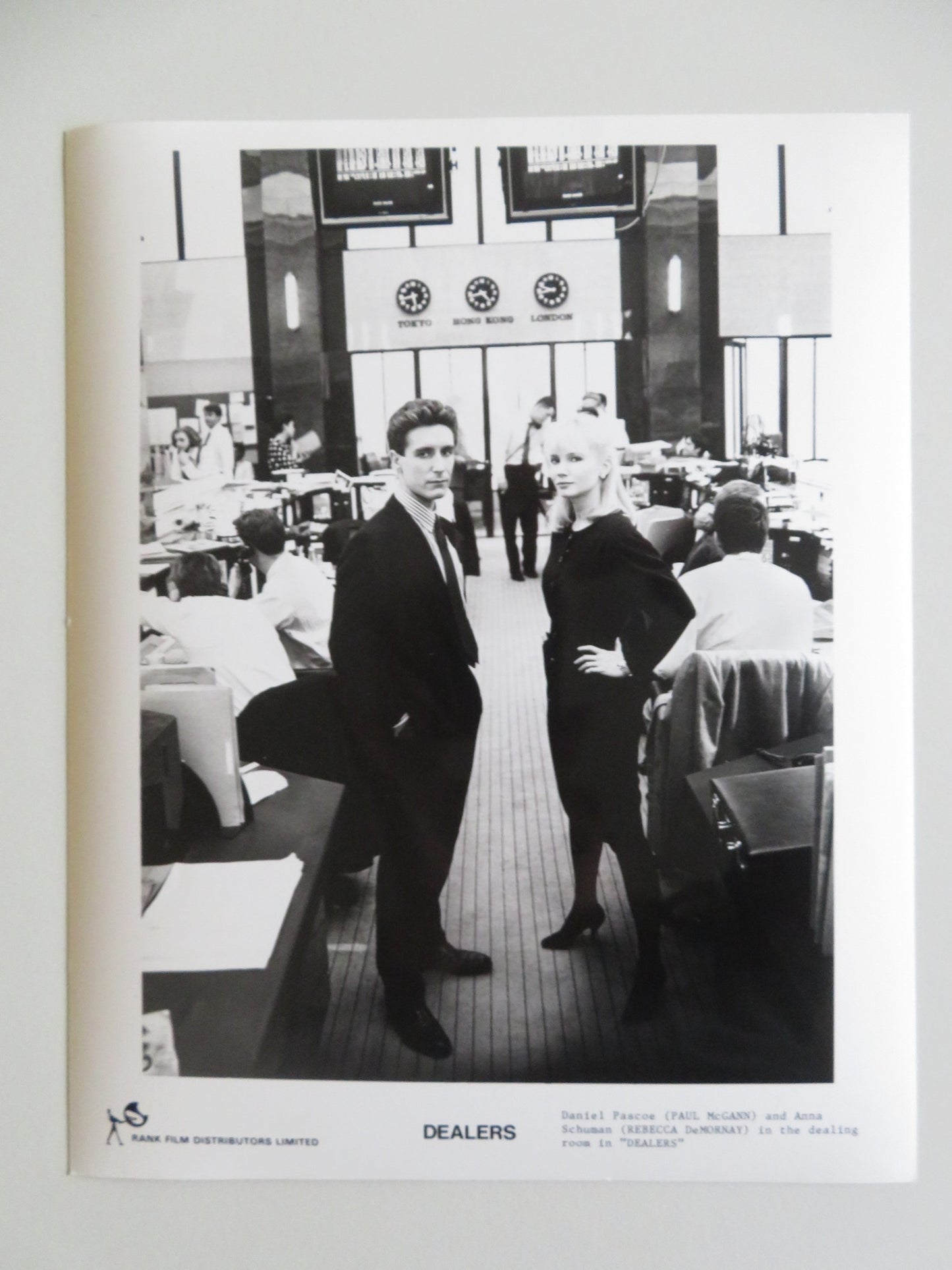 DEALERS MOVIE STILL PHOTO LOT OF 9 PAUL MCGANN REBECCA DEMORNAY 1989