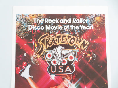 SKATETOWN U.S.A. US INSERT POSTER PATRICK SWAYZE SCOTT BAIO 1979 - Rendezvous Cinema
