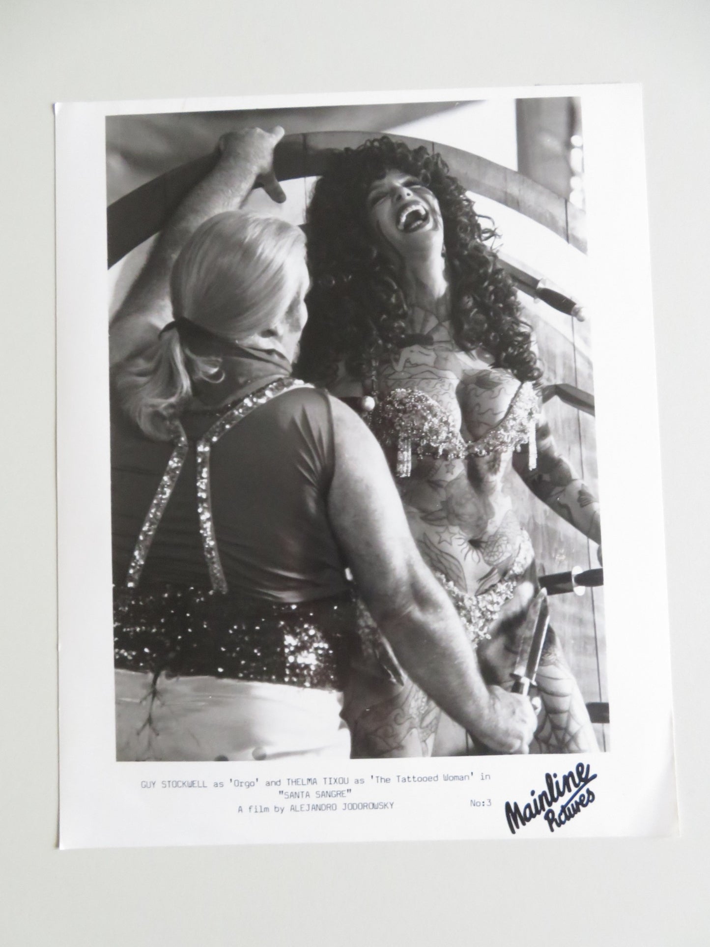 SANTA SANGRE MOVIE STILL PHOTO LOT OF 6 AXEL JODOROWSKY BLANCA GUERRA 1989