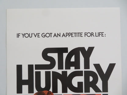 STAY HUNGRY US INSERT POSTER JEFF BRIDGES SALLY FIELD ARNOLD SCHWARZENEGGER 1976 - Rendezvous Cinema