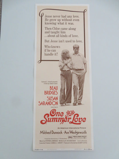 ONE SUMMER LOVE US INSERT POSTER BEAU BRIDGES SUSAN SARANDON 1976 - Rendezvous Cinema
