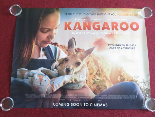 KANGAROO UK QUAD ROLLED POSTER LILY WHITELEY DEBORAH MAILMAN 2025
