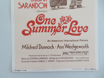 ONE SUMMER LOVE US INSERT POSTER BEAU BRIDGES SUSAN SARANDON 1976 - Rendezvous Cinema