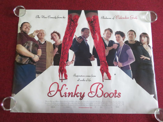 KINKY BOOTS UK QUAD ROLLED POSTER JOEL EDGERTON CHIWETEL EJIOFOR 2005