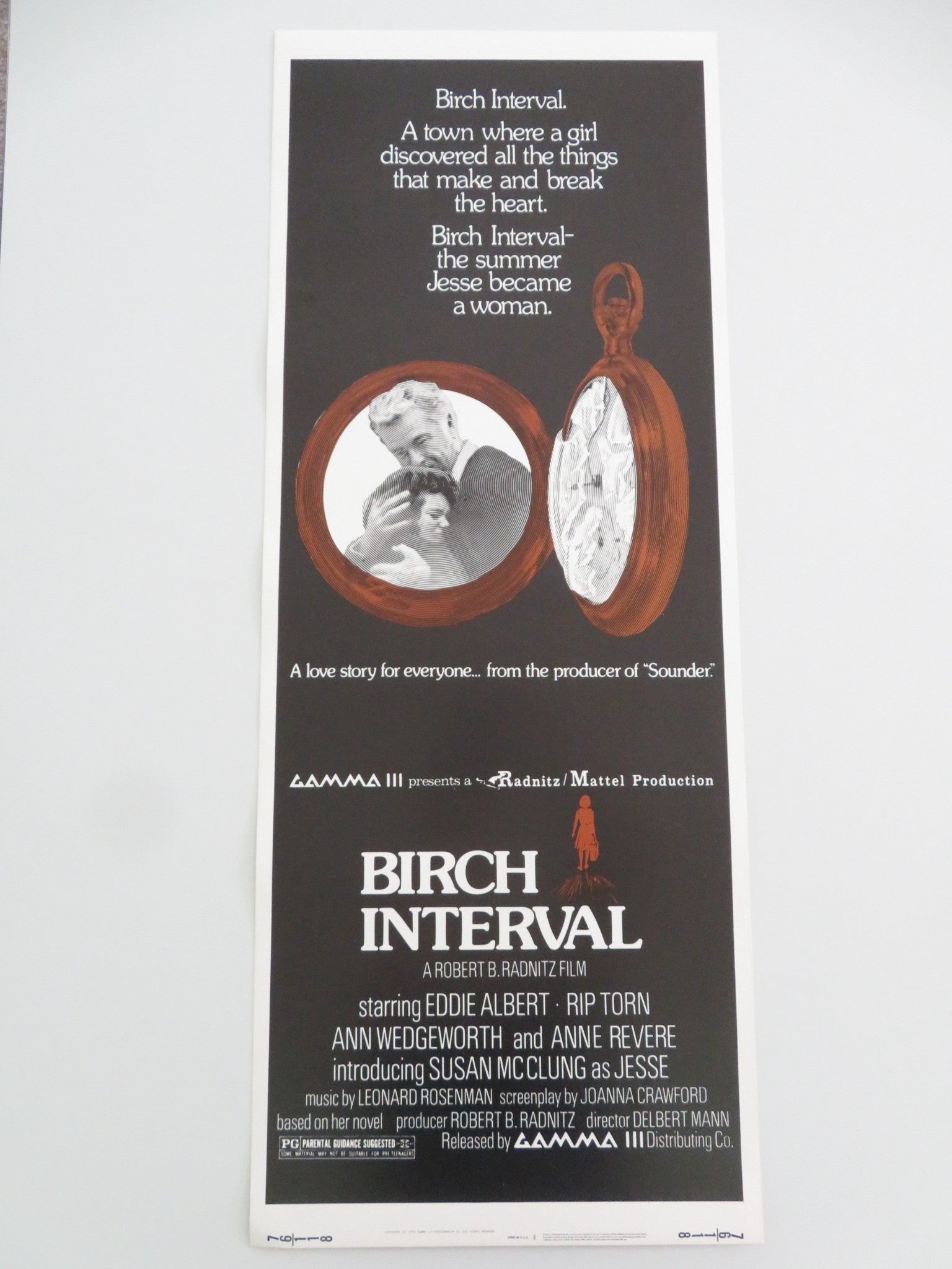 BIRCH INTERVAL US INSERT POSTER EDDIE ALBERT RIP TORN 1976 - Rendezvous Cinema