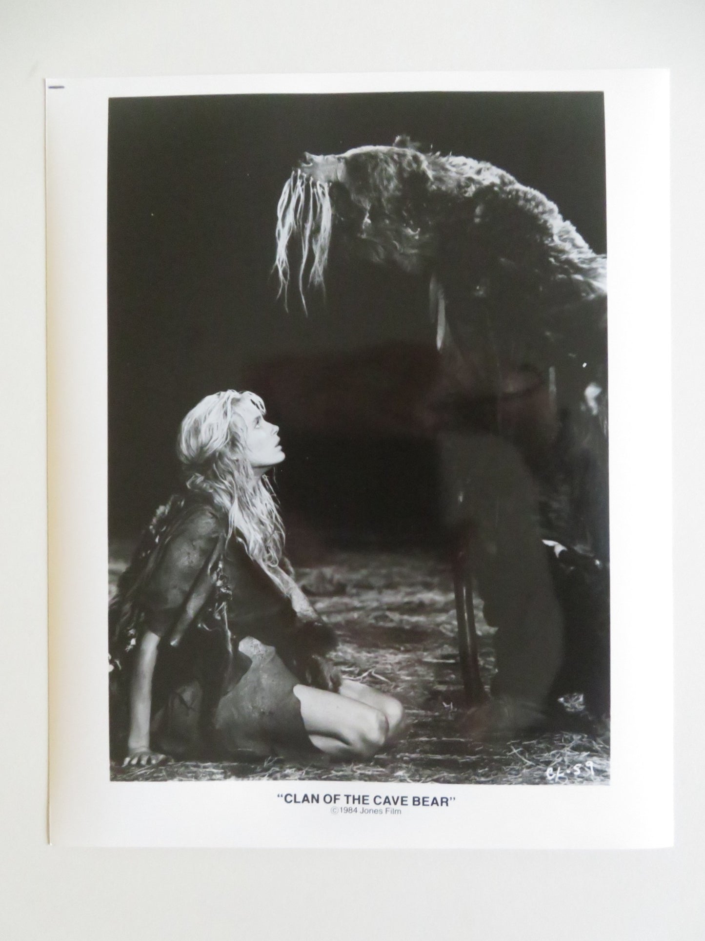 CLAN OF THE CAVE BEAR MOVIE STILL PHOTO LOT OF 8 DARYL HANNAH PAMELA REED 1986