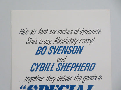 SPECIAL DELIVERY US INSERT POSTER BO SVENSON CYBILL SHEPHERD 1976 - Rendezvous Cinema