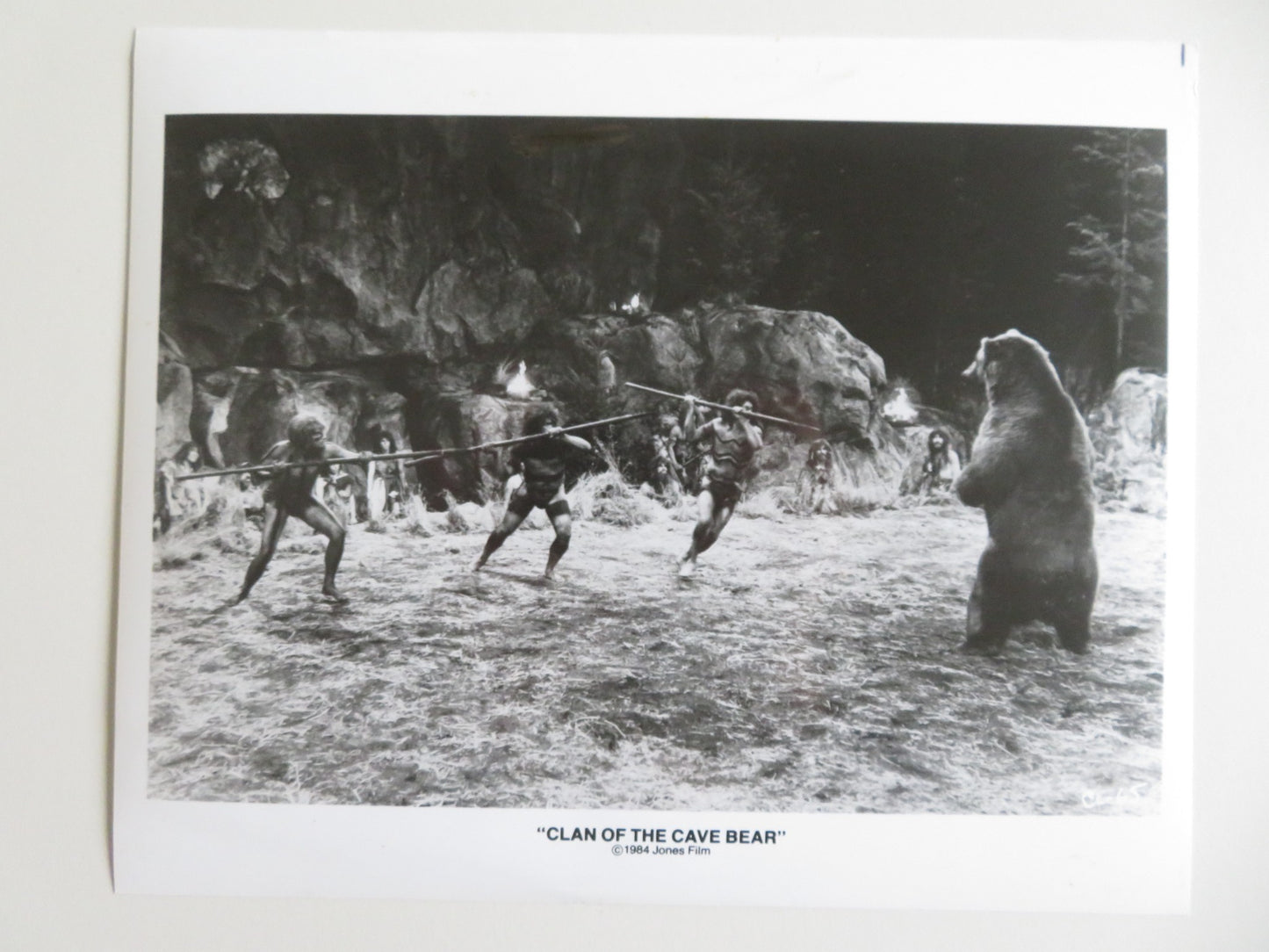 CLAN OF THE CAVE BEAR MOVIE STILL PHOTO LOT OF 8 DARYL HANNAH PAMELA REED 1986