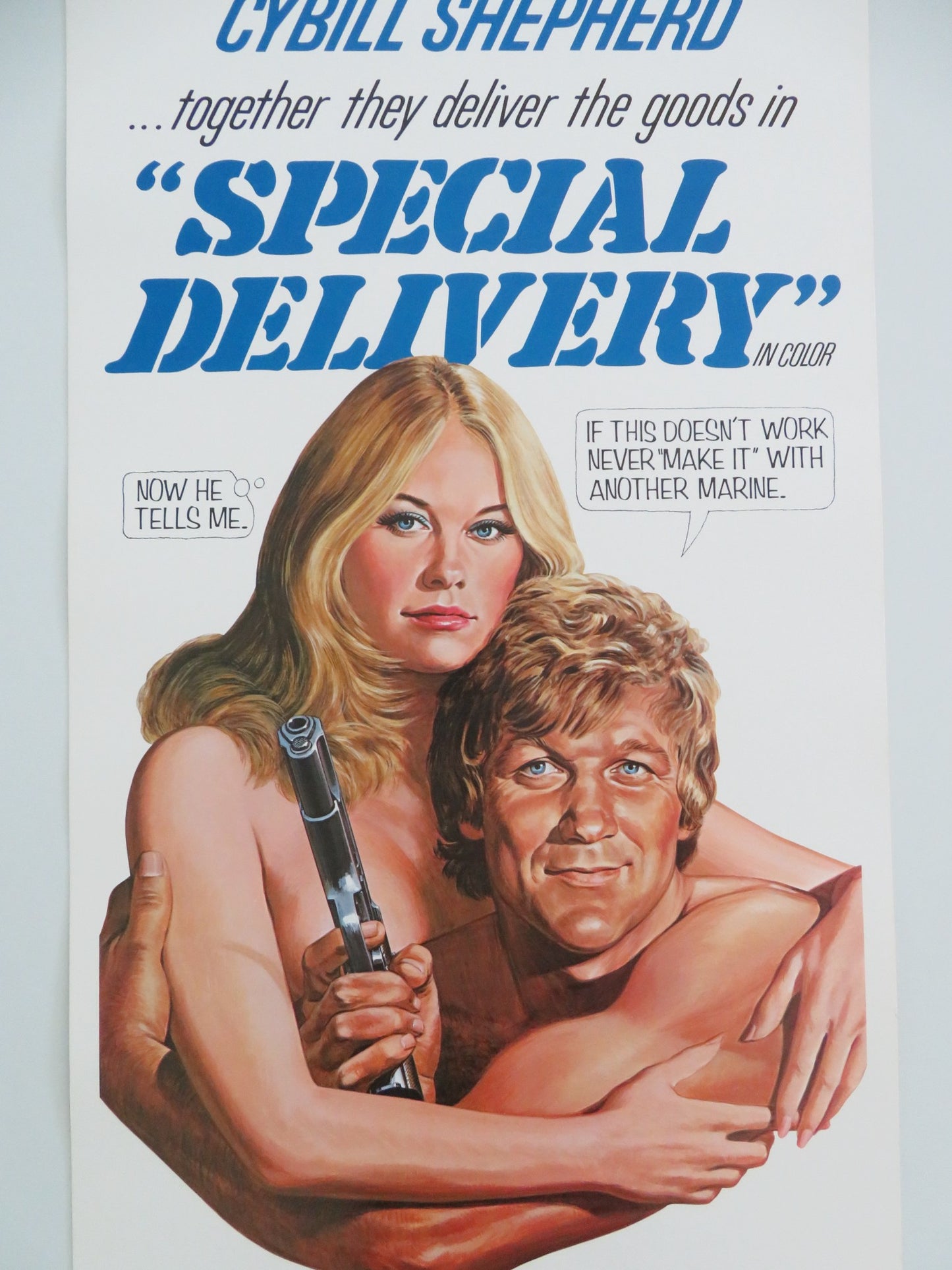 SPECIAL DELIVERY US INSERT POSTER BO SVENSON CYBILL SHEPHERD 1976 - Rendezvous Cinema
