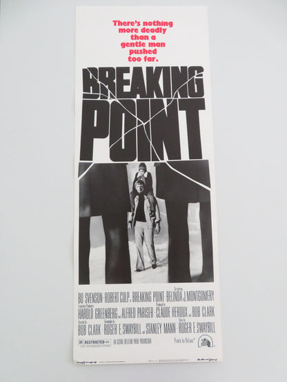 BREAKING POINT US INSERT POSTER BO SVENSON ROBERT CULP 1976 - Rendezvous Cinema