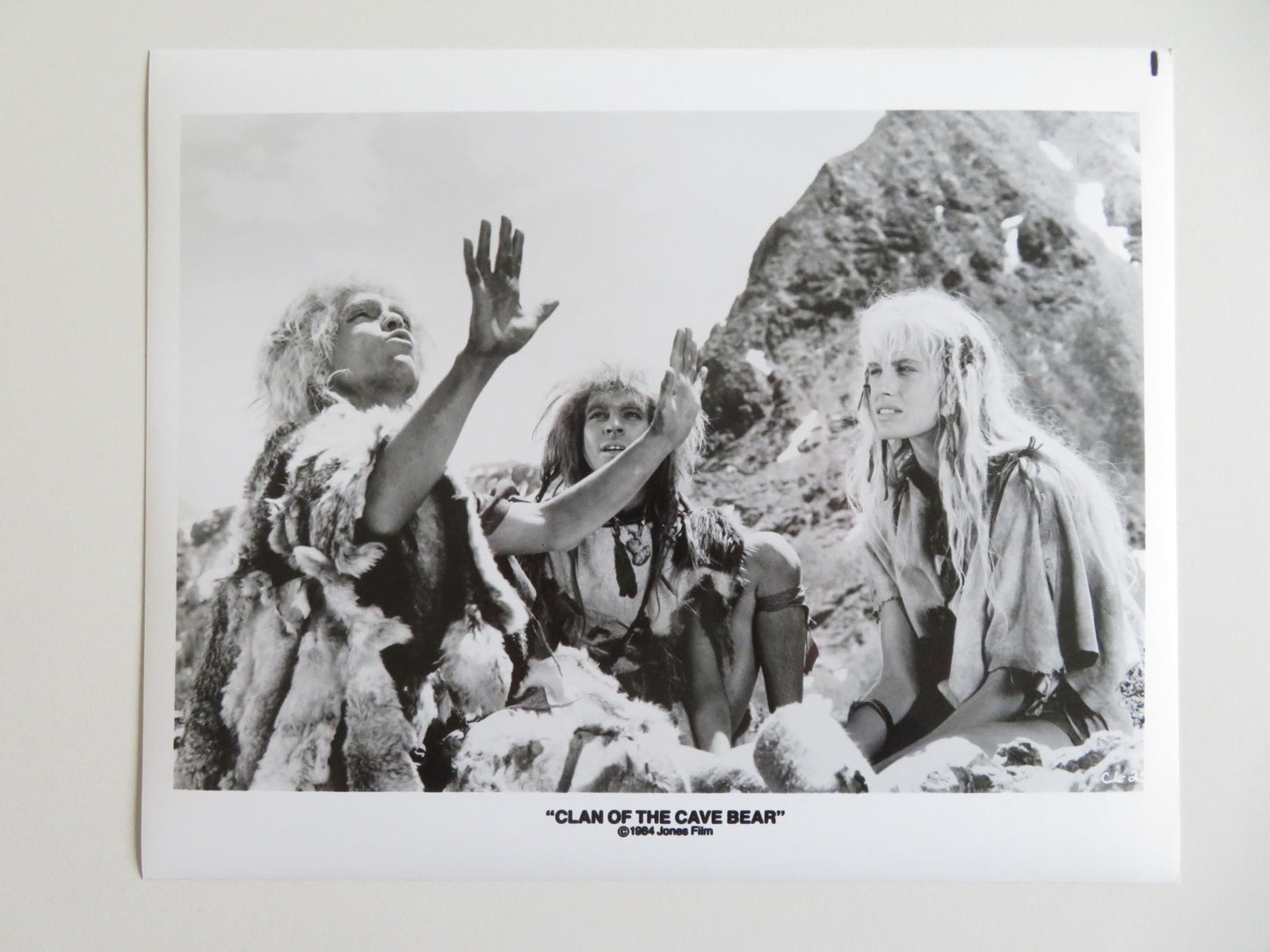 CLAN OF THE CAVE BEAR MOVIE STILL PHOTO LOT OF 8 DARYL HANNAH PAMELA REED 1986