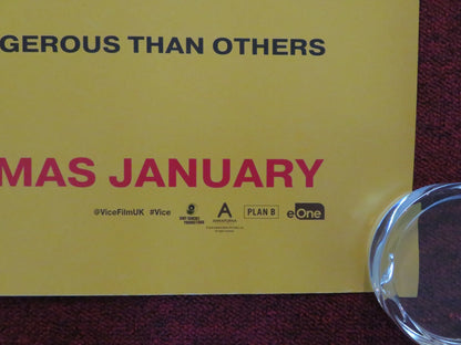 VICE - B UK QUAD ROLLED POSTER CHRISTIAN BALE SAM ROCKWELL AMY ADAMS 2018