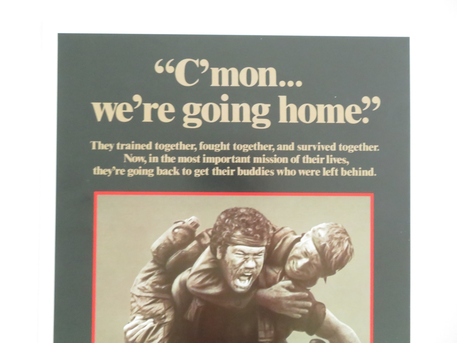 UNCOMMON VALOR US INSERT POSTER GENE HACKMAN FRED WARD 1983 - Rendezvous Cinema