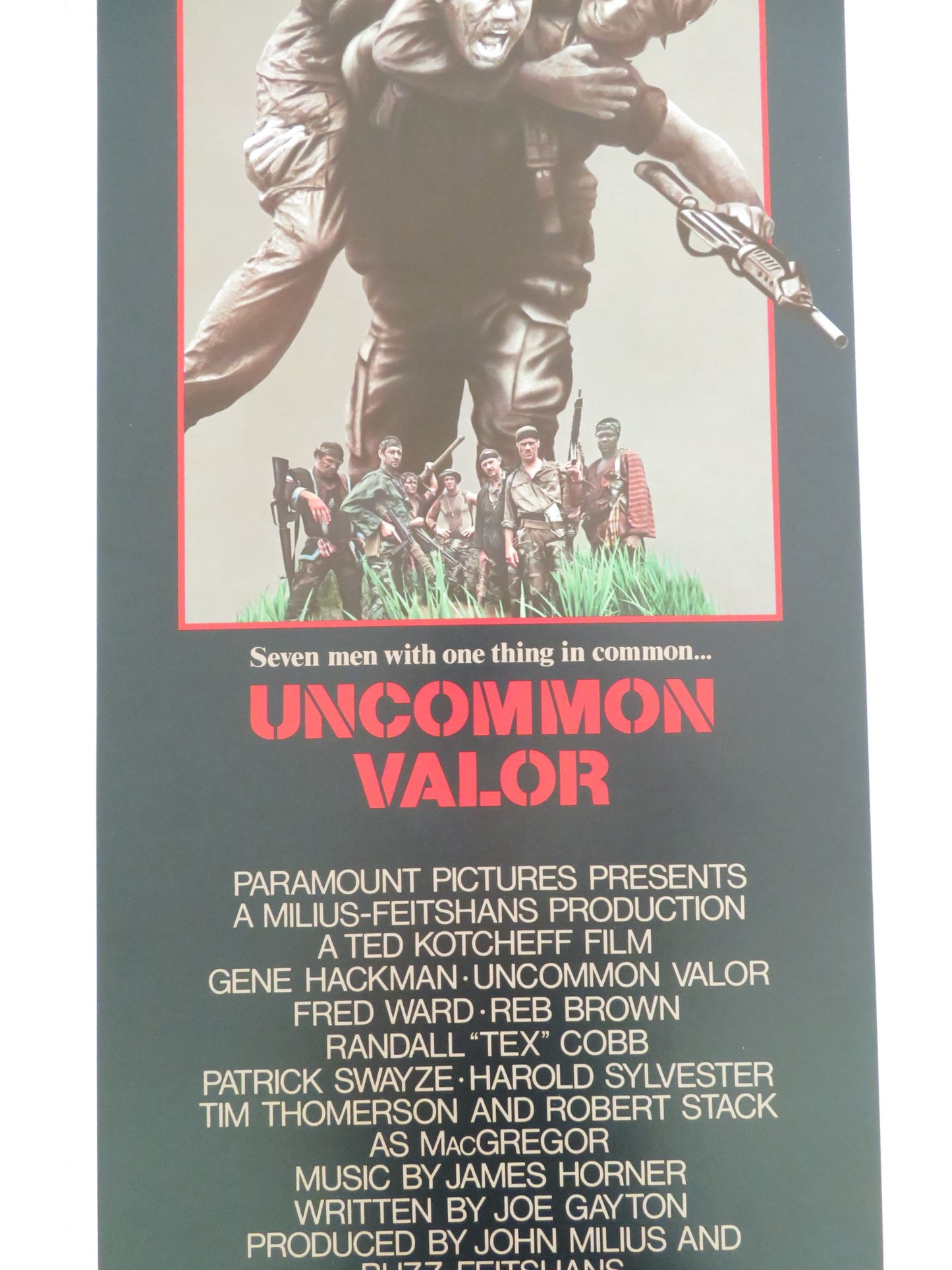 UNCOMMON VALOR US INSERT POSTER GENE HACKMAN FRED WARD 1983 - Rendezvous Cinema