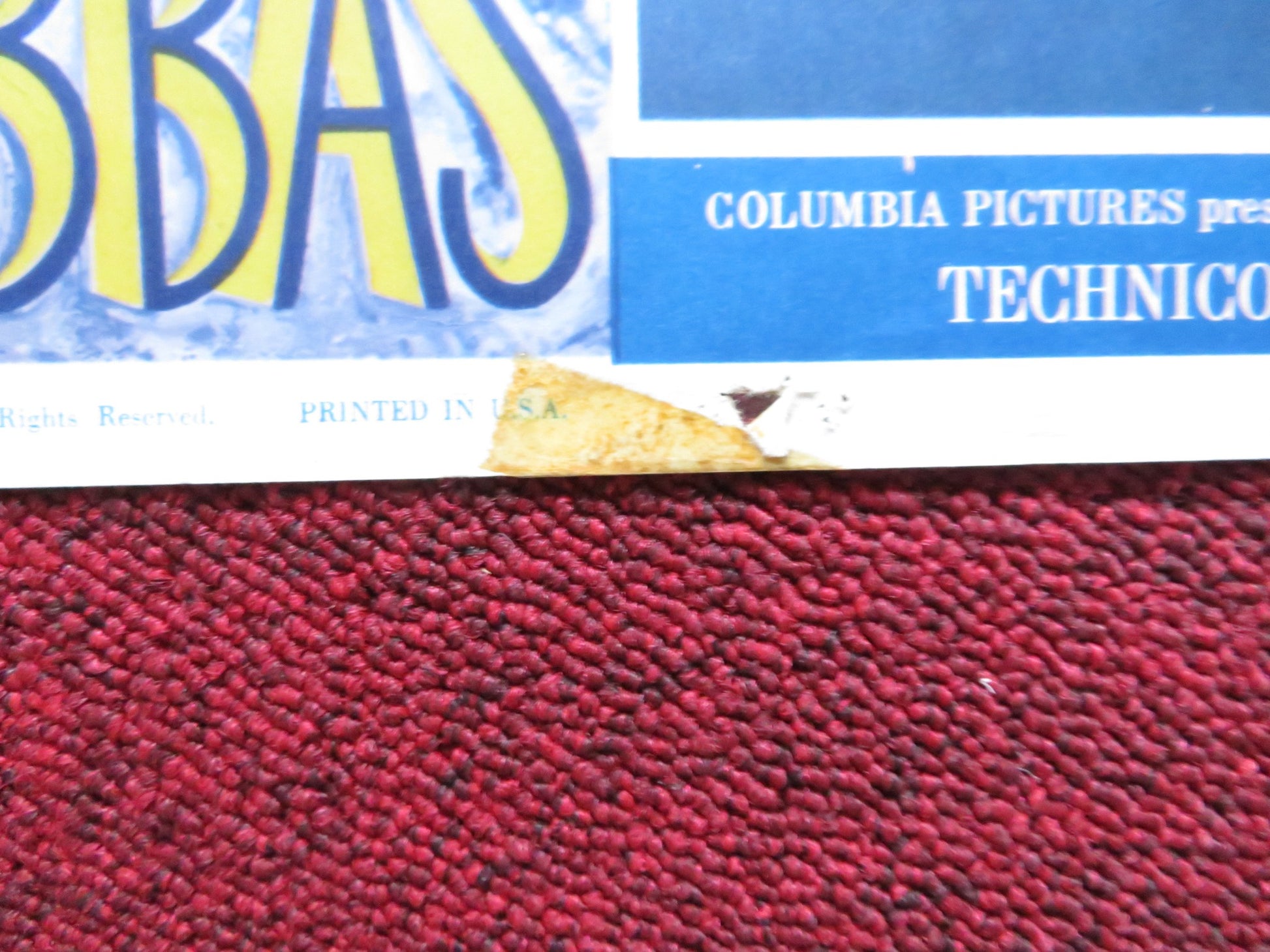 BARABBAS US LOBBY CARD FULL SET ANTHONY QUINN SILVANA MANGANO 1962 - Rendezvous Cinema