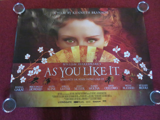AS YOU LIKE IT UK QUAD ROLLED POSTER TAKUYA SHIMADA BRAIN BLESSED 2006