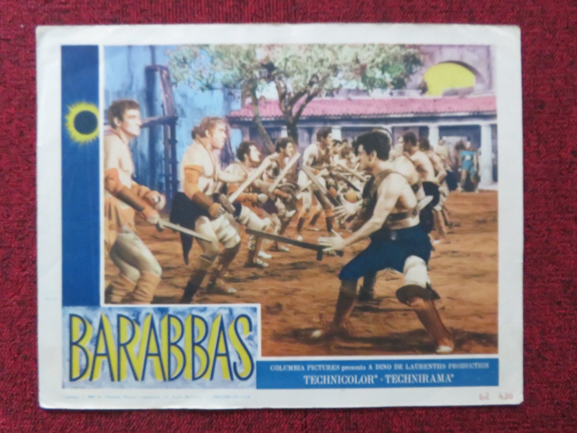 BARABBAS US LOBBY CARD FULL SET ANTHONY QUINN SILVANA MANGANO 1962 - Rendezvous Cinema