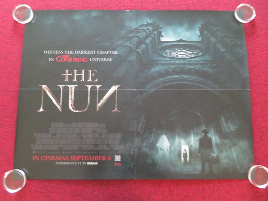 THE NUN UK QUAD ROLLED POSTER TAISSA FARMIGA DEMIAN BICHIR 2018