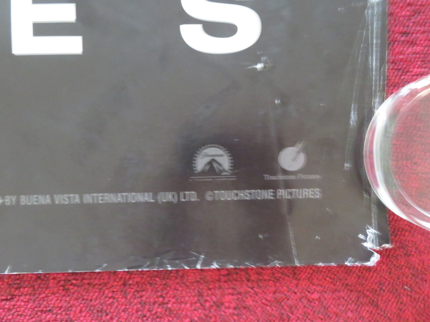 SNAKE EYES UK QUAD ROLLED POSTER NICOLAS CAGE GARY SINISE 1998