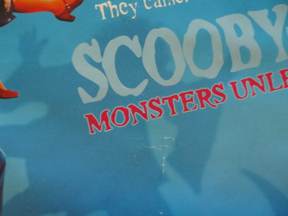 SCOOBY DOO 2: MONSTERS UNLEASHED UK QUAD ROLLED POSTER FREDDIE PRINZE JR. 2004