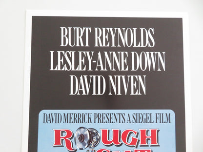 ROUGH CUT US INSERT POSTER BURT REYNOLDS LESLEY-ANNE DOWN 1980 - Rendezvous Cinema