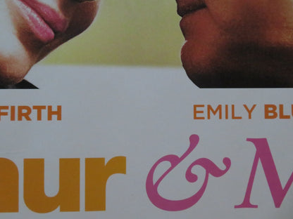 ARTHUR & MIKE UK QUAD ROLLED POSTER COLIN FIRTH EMILY BLUNT 2012