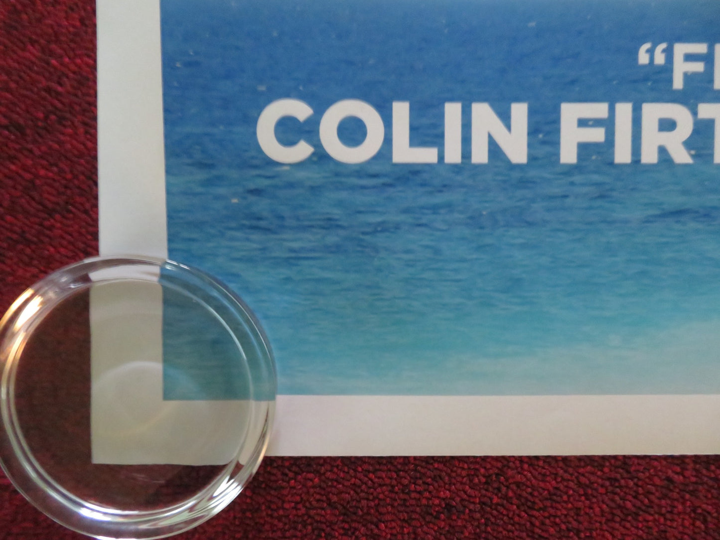 ARTHUR & MIKE UK QUAD ROLLED POSTER COLIN FIRTH EMILY BLUNT 2012