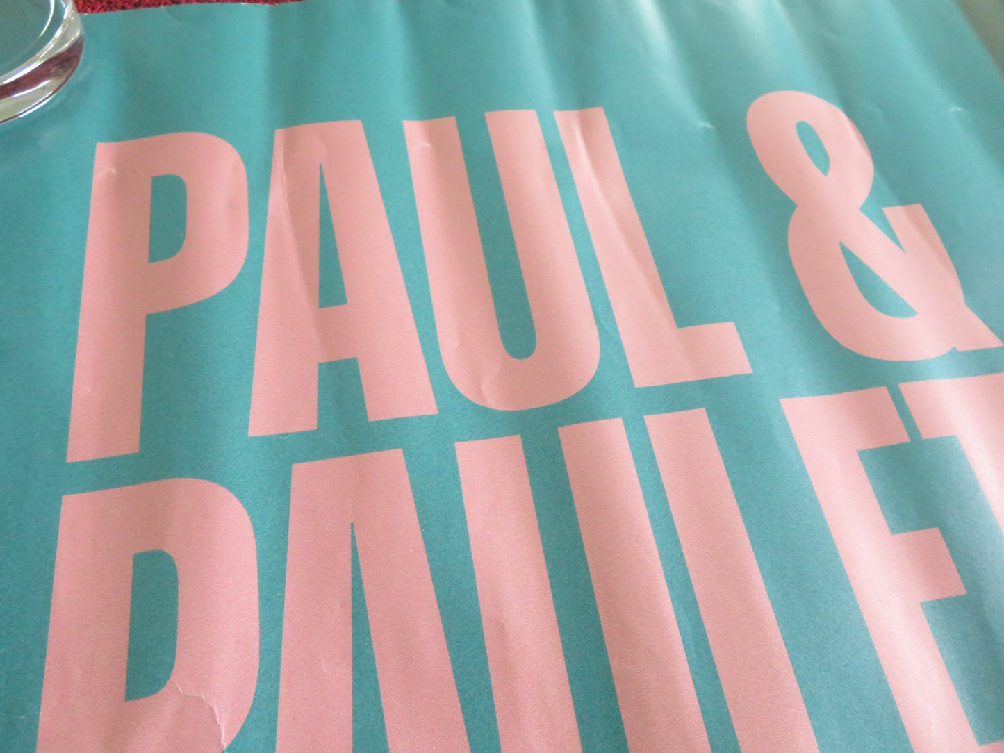 PAUL & PAULETTE TAKE A BATH UK QUAD ROLLED POSTER MARIE BENATI J. GALIANA 2024