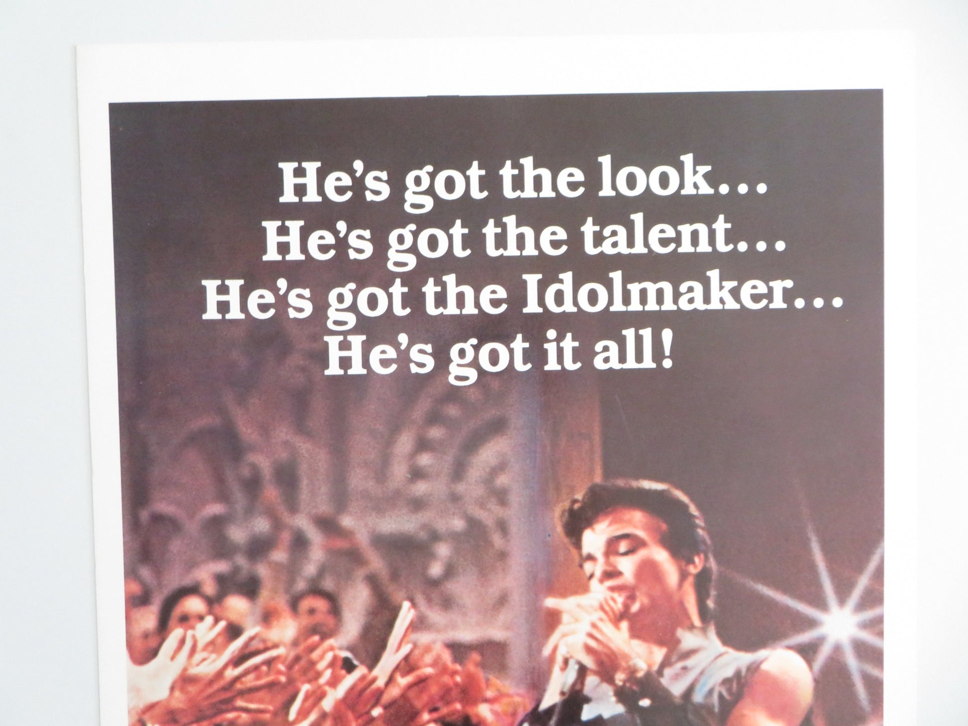 THE IDOLMAKER US INSERT POSTER RAY SHARKEY TOVAH FELDSHUH 1980 - Rendezvous Cinema