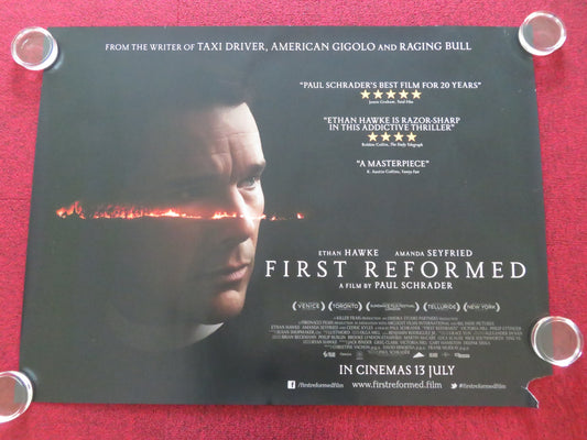 FIRST REFORMED UK QUAD ROLLED POSTER ETHAN HAWKE AMANDA SEYFRIED 2017