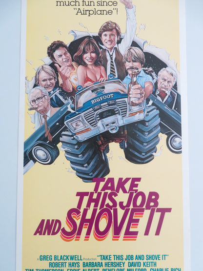 TAKE THIS JOB AND SHOVE IT US INSERT POSTER ROBERT HAYS BARBARA HERSHEY 1981 - Rendezvous Cinema