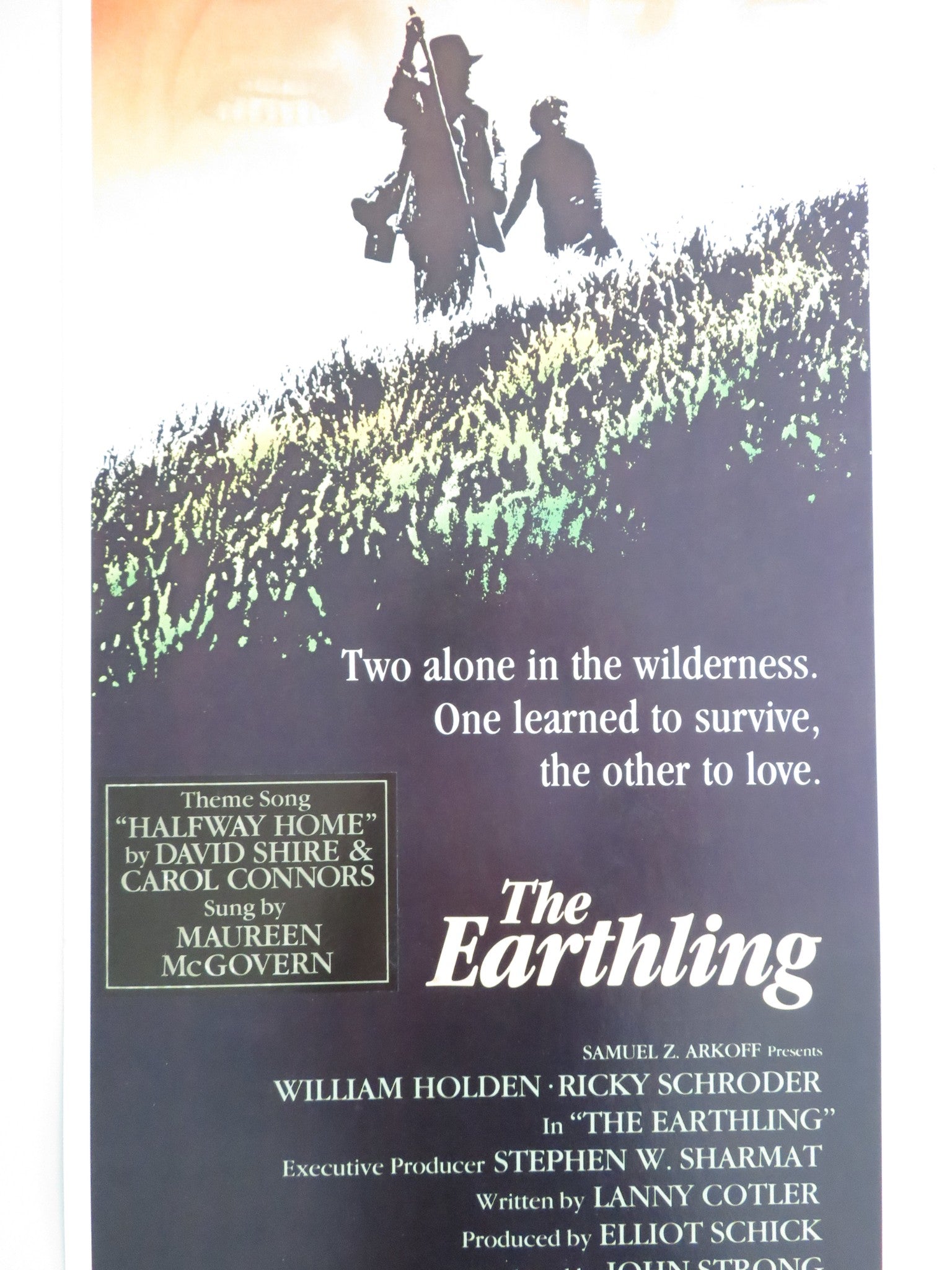 THE EARTHLING US INSERT POSTER WILLIAM HOLDEN RICKY SCHRODER 1980 - Rendezvous Cinema