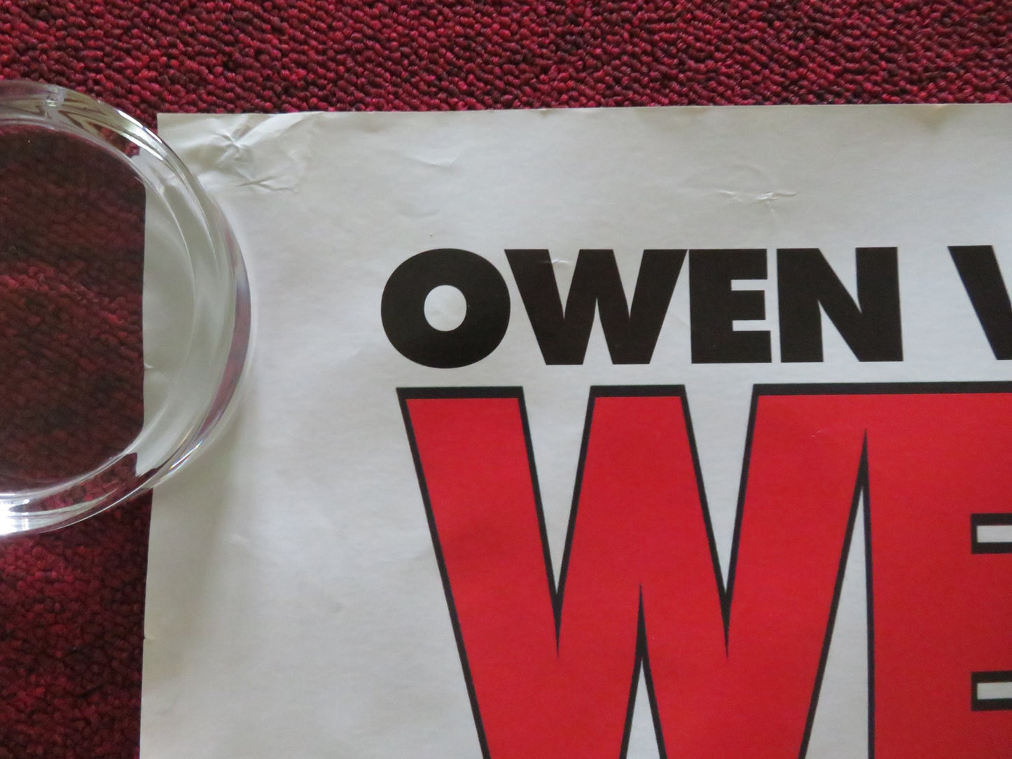 WEDDING CRASHERS UK QUAD ROLLED POSTER OWEN WILSON VINCE VAUGHN 2005