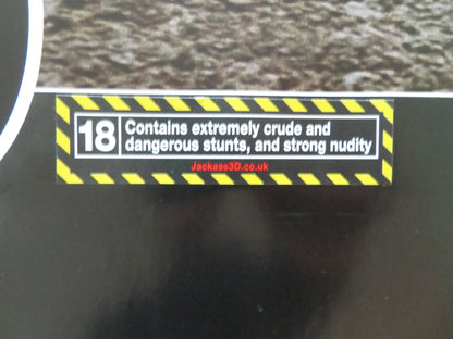 JACKASS 3D UK QUAD ROLLED POSTER JOHNNY KNOXVILLE BAM MARGERA 2010