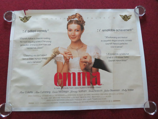 EMMA UK QUAD ROLLED POSTER GWYNETH PALTROW EWAN MCGREGOR 1996