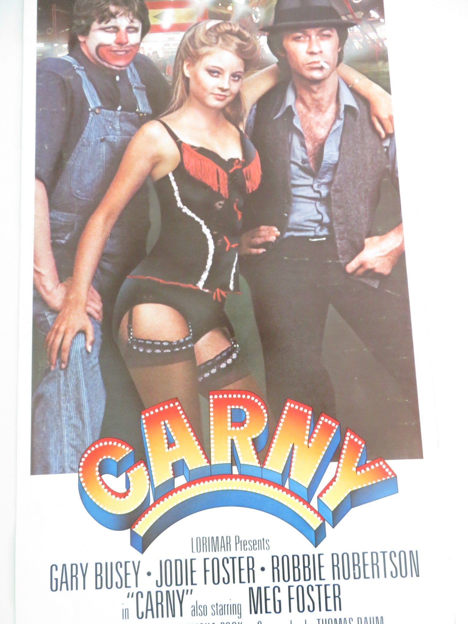 CARNY US INSERT POSTER JODIE FOSTER GARY BUSEY 1980 - Rendezvous Cinema