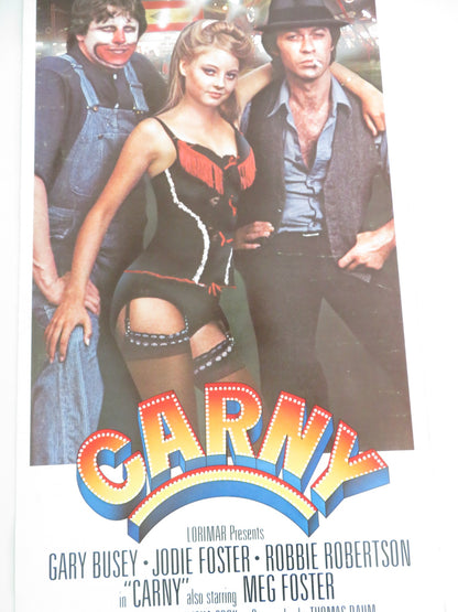 CARNY US INSERT POSTER JODIE FOSTER GARY BUSEY 1980 - Rendezvous Cinema