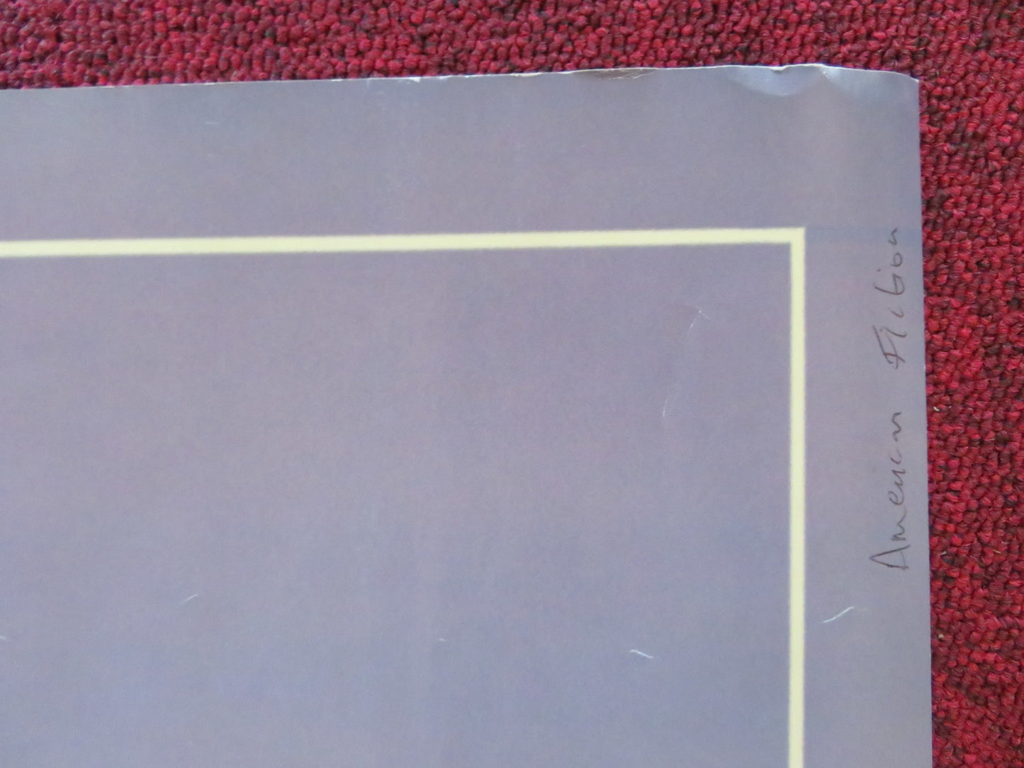 AMERICAN FICTION UK QUAD ROLLED POSTER JEFFREY WRIGHT JOHN ORTIZ 2023 - Rendezvous Cinema