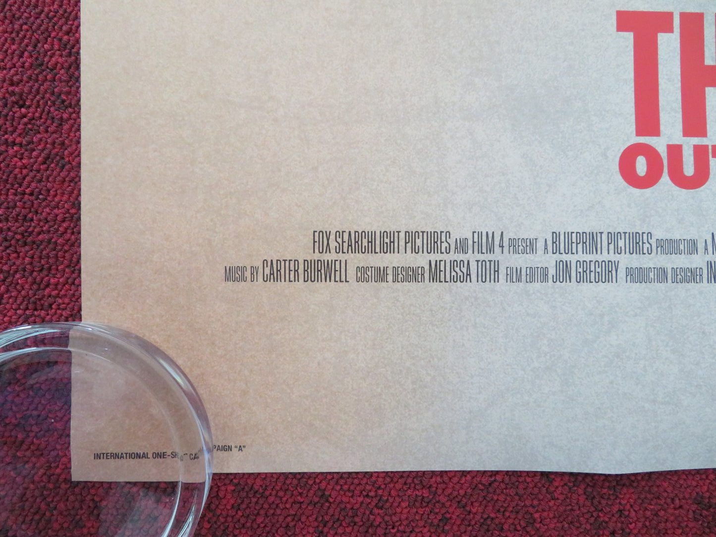 THREE BILLBOARDS OUTSIDE EBBING, MISSOURI US ONE SHEET ROLLED POSTER 2017 - Rendezvous Cinema